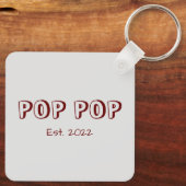 Ze noemen me Pop Pop Sleutelhanger (Achterkant)
