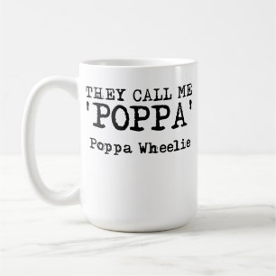 Ze noemen me Poppa Wheelie Dirt Bike Motocross Ple Koffiemok