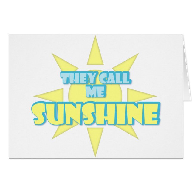 Ze noemen me Sunshine (Voorkant Horizontaal)