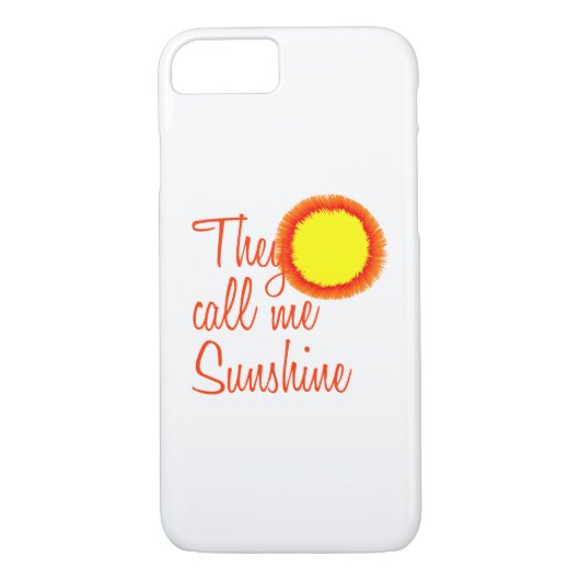 Ze noemen me Sunshine Case-Mate iPhone Case (Achterkant)