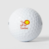 Ze noemen me Sunshine Golfballen (Voorkant)
