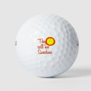 Ze noemen me Sunshine Golfballen
