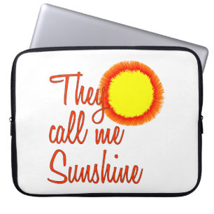 Ze noemen me Sunshine Laptop Sleeve