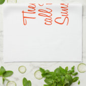 Ze noemen me Sunshine Theedoek (Gevouwen)