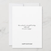 Ze ontwierp een leven dat ze graag had met faux go kaart (Achterkant)