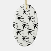 Ze oogsten het paardenpatroon keramisch ornament (Rechts)