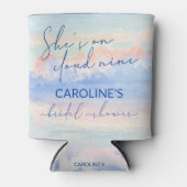 Ze op Cloud Nine Pastel Waterverf Vrijgezellenfees Blikjeskoeler (Voorkant)