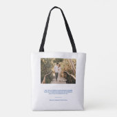 Ze op Cloud Nine Pastel Waterverf Vrijgezellenfees Tote Bag (Achterkant)