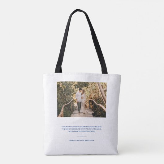 Ze op Cloud Nine Pastel Waterverf Vrijgezellenfees Tote Bag (Achterkant)