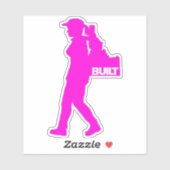 Ze pakt Idaho Vinyl Decal uit. Sticker (Vel)