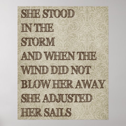 Ze pakte haar mails aan poster (Voorkant)