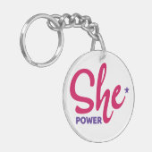 Ze Power AcrylSleutelhanger Sleutelhanger (Voorkant Links)