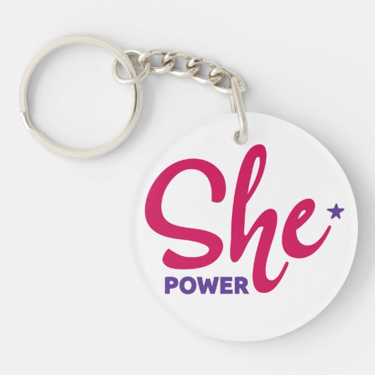 Ze Power AcrylSleutelhanger Sleutelhanger (Voorkant)