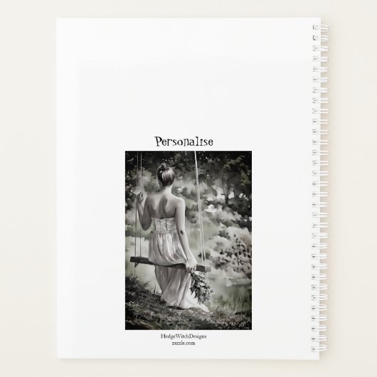 Ze praat met de Trees Quote  Journal Planner (Achterkant)