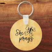 Ze predikt lofprijzenstijgers sleutelhanger (Voorkant)