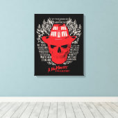 Ze probeerden me te verbranden canvas afdruk (Insitu (Houten vloer))