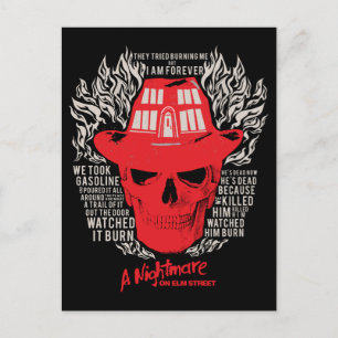 Ze probeerden me te verbranden feestdagenkaart