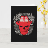 Ze probeerden me te verbranden kaart (Gele Bloem)