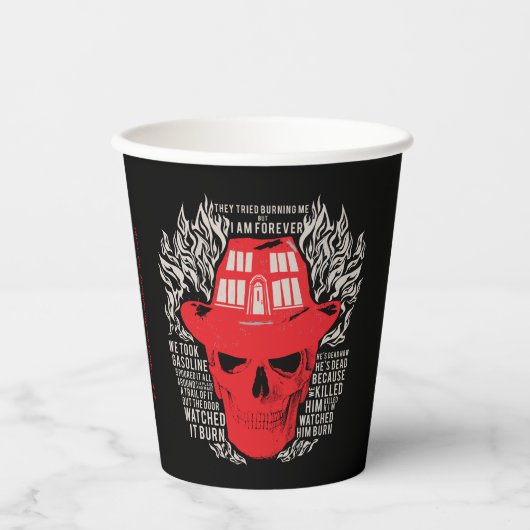 Ze probeerden me te verbranden papieren bekers (Voorkant)