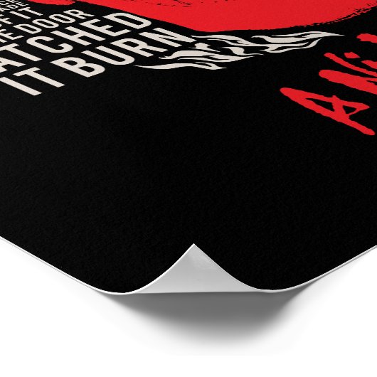 Ze probeerden me te verbranden poster (Hoek)