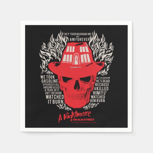 Ze probeerden me te verbranden servet (Voorkant)