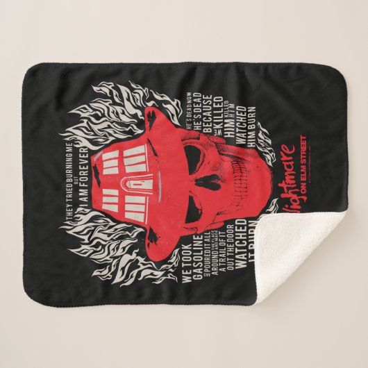 Ze probeerden me te verbranden sherpa deken (Voorkant (horizontaal))