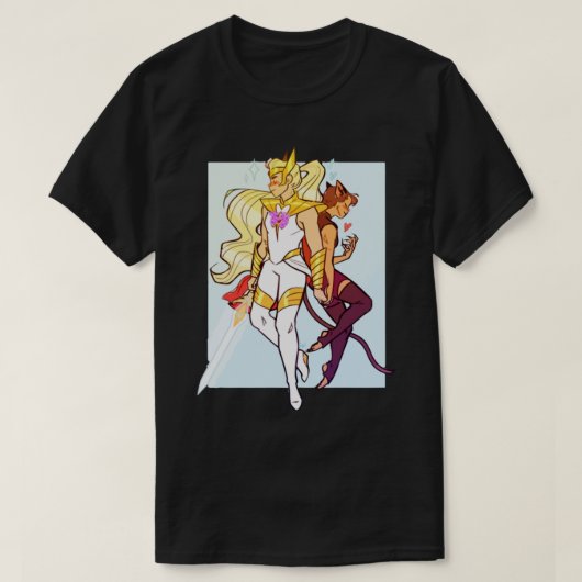 ze ra catra Sticker T-shirt (Design voorkant)