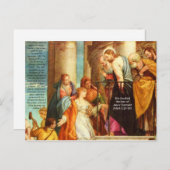 Ze raakte de zoom van het Briefkaart van Jezus aan (Voorkant / Achterkant)