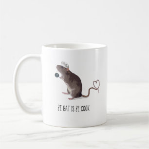 Ze Rat is Ze Cook - Ratatouille geïnspireerd Koffiemok