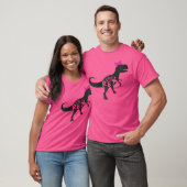 Ze Rex Dinosaur Shirt voor vrouwen en meisjes (Unisex)