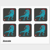 Ze Rex zangeres Stickers (Vel)