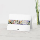 Ze schreef graag vroeg haar lijst met Xmas. Feestdagen Kaart (Achterkant)