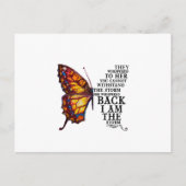 Ze schreeuwden haar dat je het Storm niet kan weer Aankondigingskaart (Voorkant)