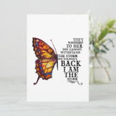 Ze schreeuwden haar dat je het Storm niet kan weer Bedankkaart (Staand voorkant)