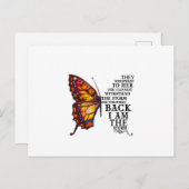 Ze schreeuwden haar dat je het Storm niet kan weer Briefkaart (Voorkant / Achterkant)