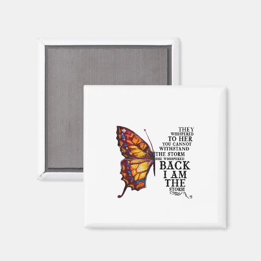 Ze schreeuwden haar dat je het Storm niet kan weer Magneet (Voorkant / Achterkant)