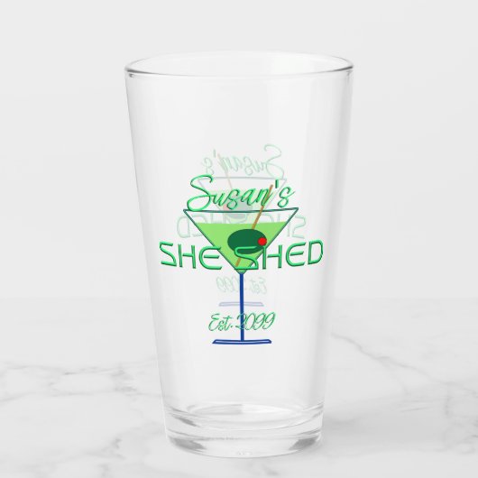 Ze schuurt kroeg pint bier glazen drinkware (Achterkant)