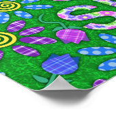 Ze Shed Woman Cave Garden Hut Persoonlijke naam Poster (Hoek)