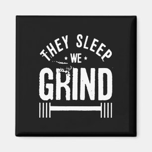Ze slapen we grind fitness sportschool uit te werk magneet
