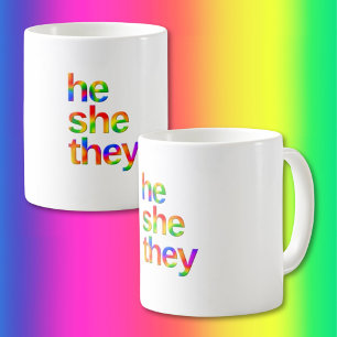 Ze spreekt een T-shirt uit Koffiemok