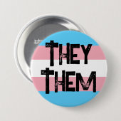 Ze spreken hen uit als trans-Button Ronde Button 7,6 Cm (Voorkant /achterkant)