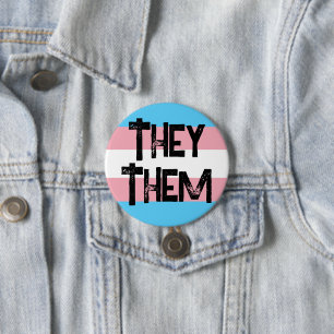 Ze spreken hen uit als trans-Button Ronde Button 7,6 Cm