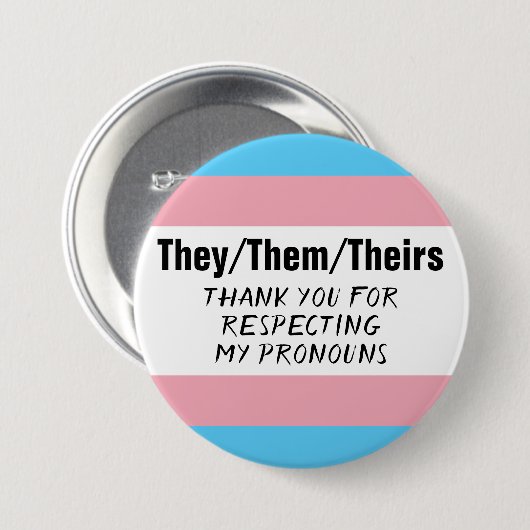 Ze spreken hen uit als trans-Button Ronde Button 7,6 Cm (Voorkant /achterkant)