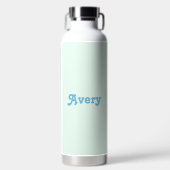 Ze spreken ze uit | JOUW NAAM | kleurrijk Waterfles (Voorkant)