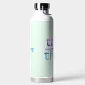 Ze spreken ze uit | JOUW NAAM | kleurrijk Waterfles (Links)