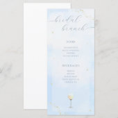 Ze staat in het menu Cloud Nine Vrijgezellenfeest (Voorkant / Achterkant)