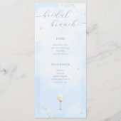 Ze staat in het menu Cloud Nine Vrijgezellenfeest (Voorkant)