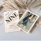 Ze staat op Cloud Nine Heart Script Vrijgezellenfe Kaart