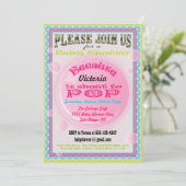 Ze staat op het punt om de POP van de babyshower u Kaart (Staand voorkant)