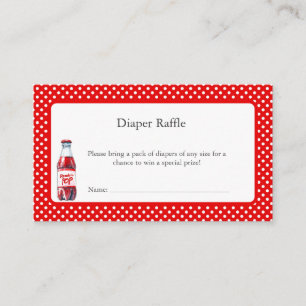 Ze staat op het punt om Popcorn Pop Soda Baby show Informatiekaartje